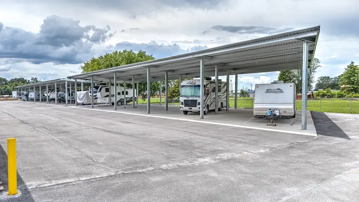 Artifacts Self Storage Nursery Road Tall Canopy Parking