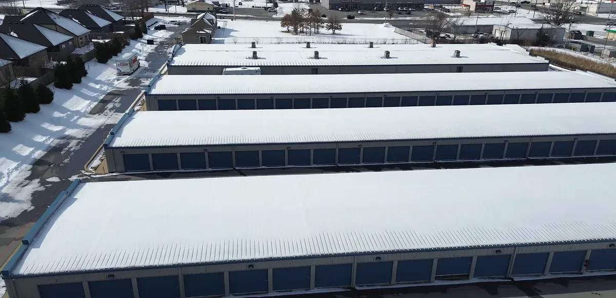 Climate Controlled units keeps things warm in snow